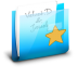 Folder Documents V And J Blue Icon 72x72 png